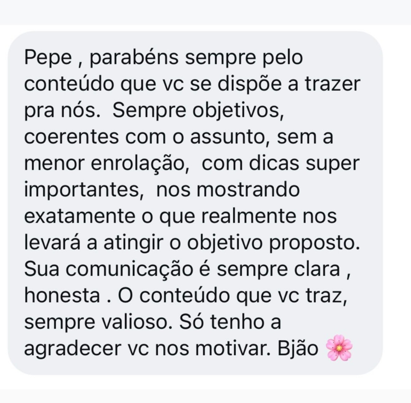 O Instagram mostra o que *as pessoas percebem* sobre você